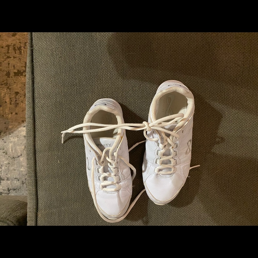 White cheer shoes
